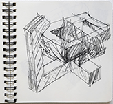 Sketchbook, Bleistift auf Papier, 2019