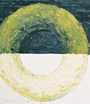 Schattenkreis, Öl auf Leinwand 100x115cm, 2003